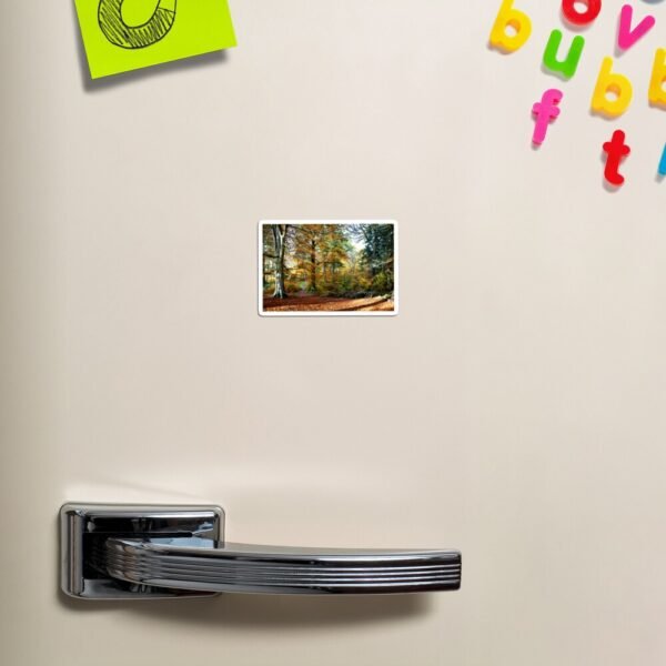 Amongst the Memories Magnet on a fridge door