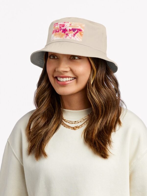 Alternative Hypericum bucket hat being worn by a young female