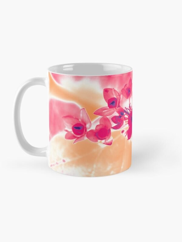 Alternative Hypericum classic mug - showing the design visible when the handle is to the left-hand side