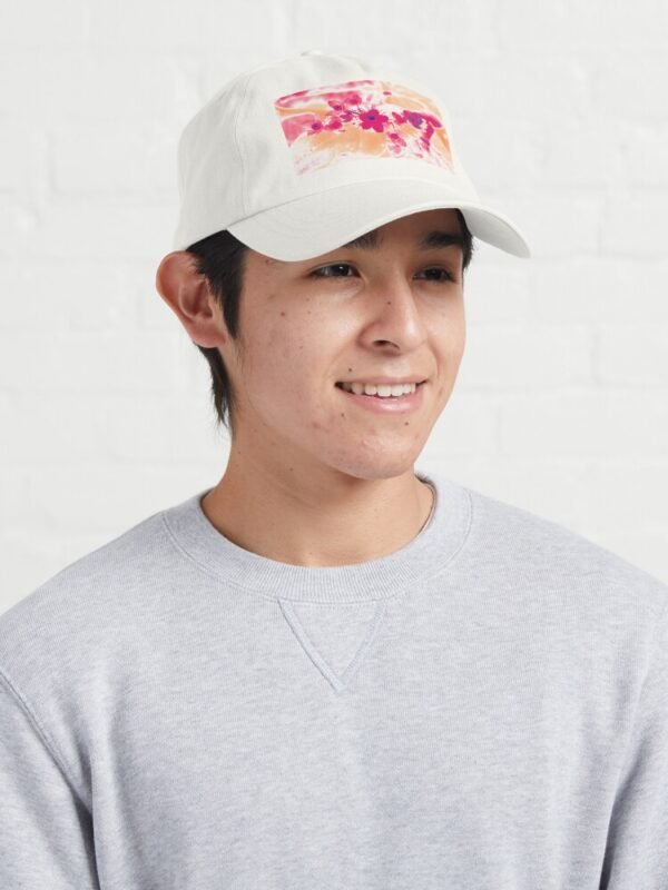 Alternative Hypericum dad hat on a young male