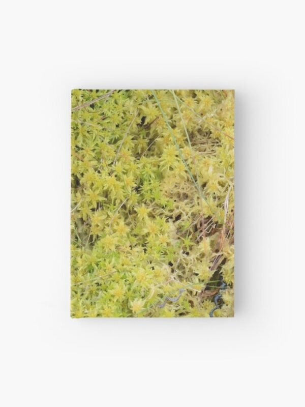 A Bed of Sphagnum Moss hardcover journal