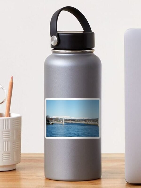 Ben Wyvis Sticker on a water bottle